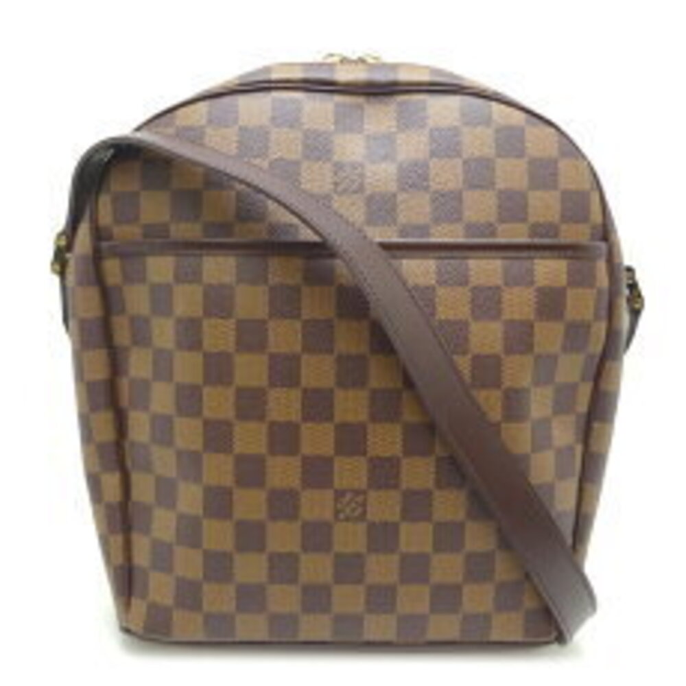 Louis Vuitton Ipanema Shoulder Bag Damier Ebene Brown